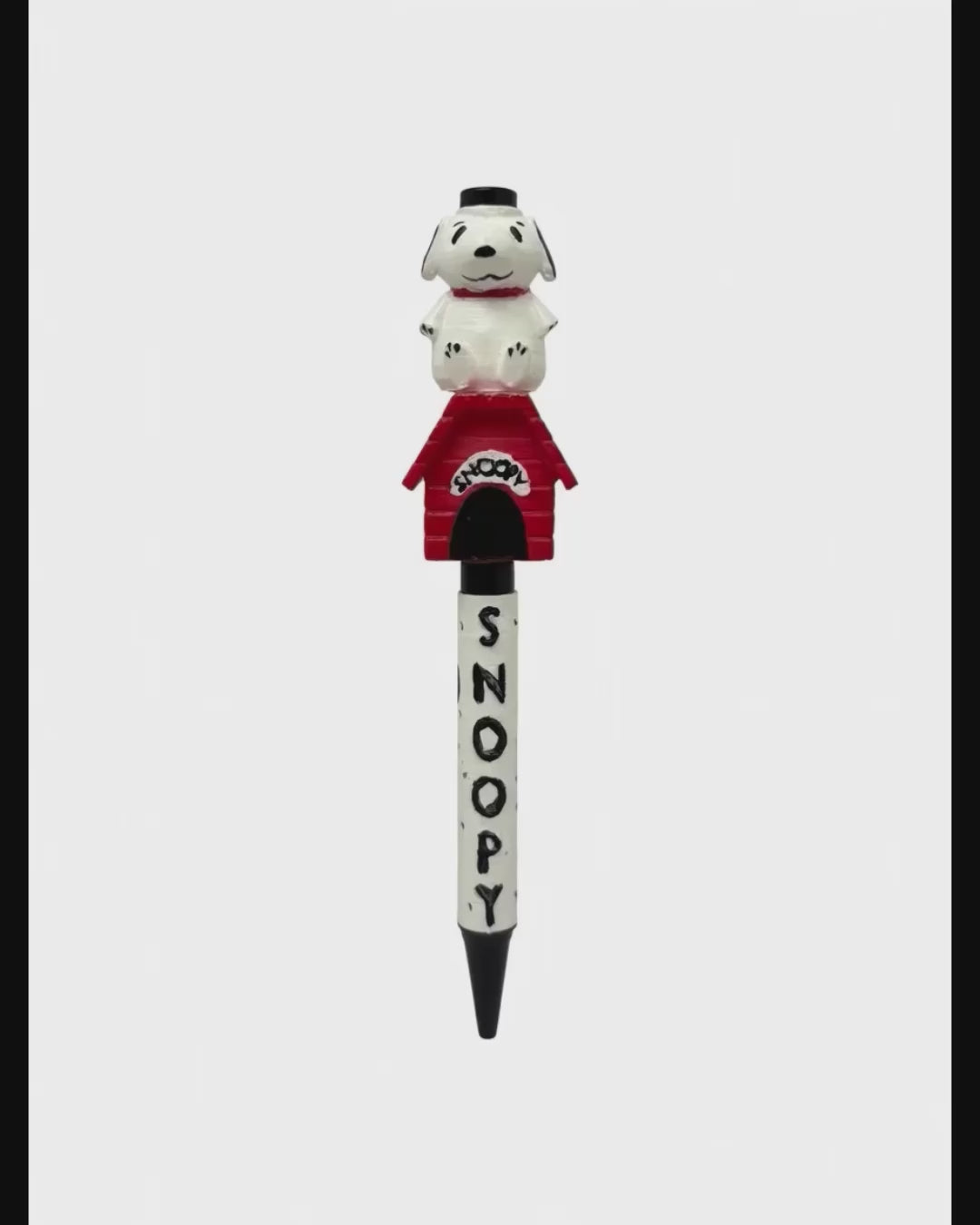 classic black and white dog pen